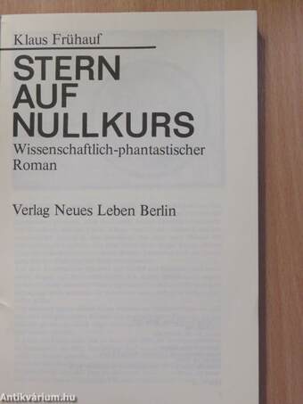 Stern auf Nullkurs