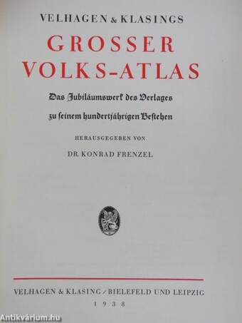 Velhagen & Klasings grosser volks-atlas