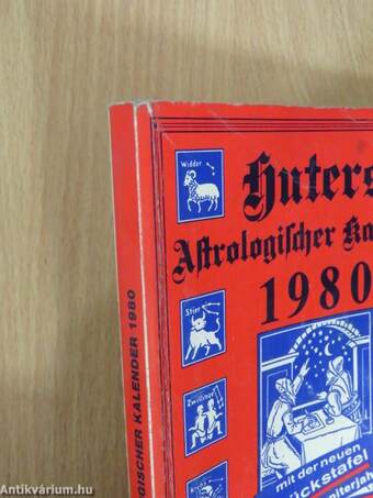 Huters Astrologischer Kalender für das Jupiterjahr 1980