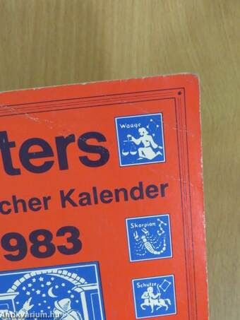 Huters Astrologischer Kalender für das Venusjahr 1983