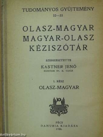 Olasz-magyar/Magyar-olasz kéziszótár I-II.