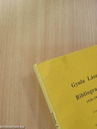 Gyula László Bibliography