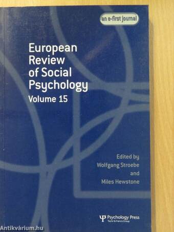 European Review of Social Psychology 15.