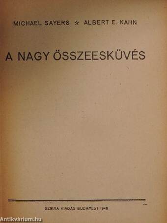 A nagy összeesküvés