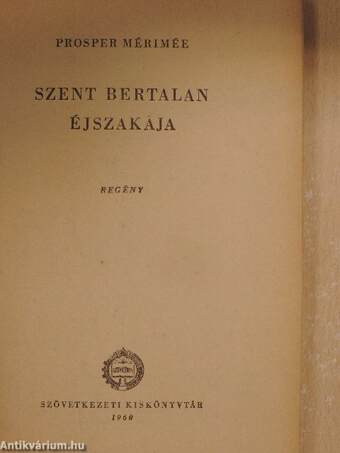 Szent Bertalan éjszakája