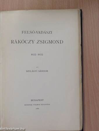 Felső-vadászi Rákóczy Zsigmond