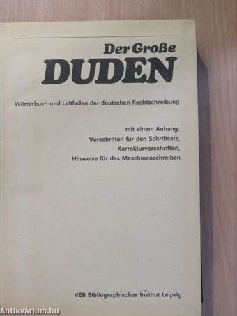 Der Große Duden