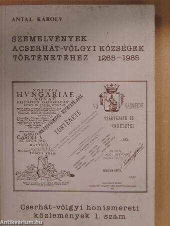 Szemelvények a Cserhát-völgyi községek történetéhez 1265-1985