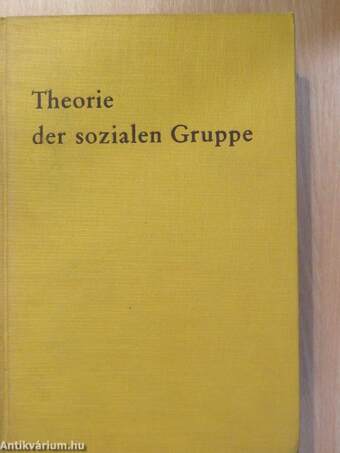 Theorie der sozialen Gruppe