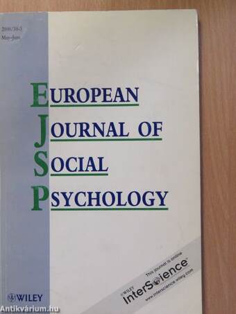 European Journal of Social Psychology May-June 2000