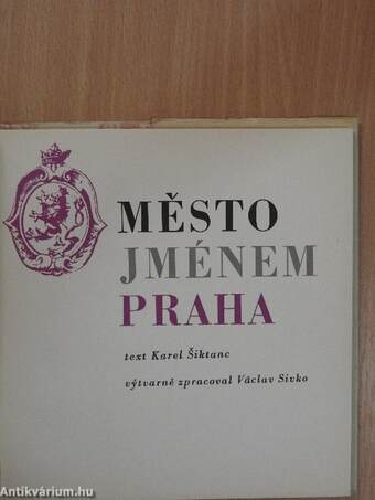 Mesto Jménem Praha