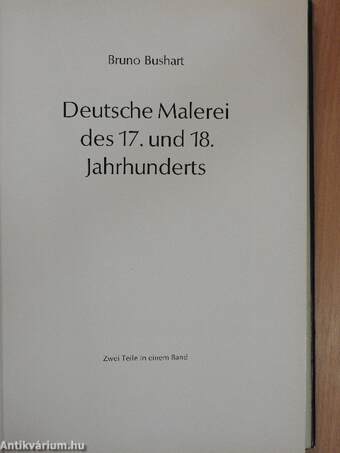 Deutsche Malerei des 17. und 18. Jahrhunderts