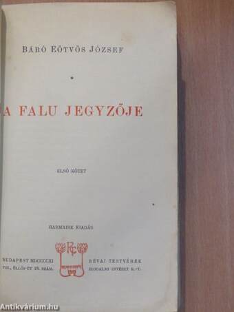 A falu jegyzője I-II.