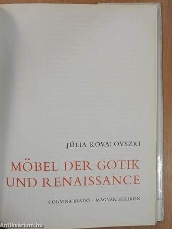 Möbel der Gotik und Renaissance