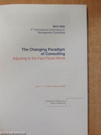 The Changing Paradigm of Consulting - Adjusting to the Fast-Paced World - CD-vel