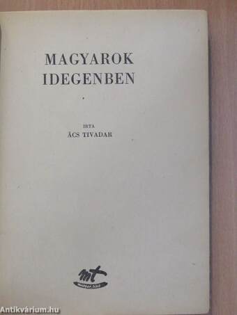 Magyarok idegenben