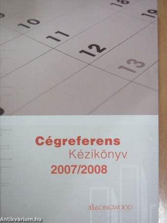 Cégreferens Kézikönyv 2007/2008