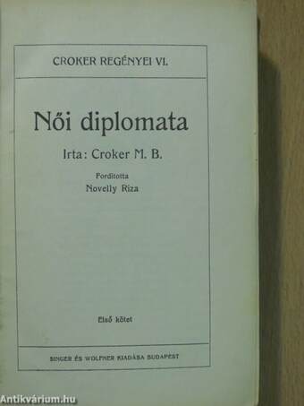 Női diplomata I-III.