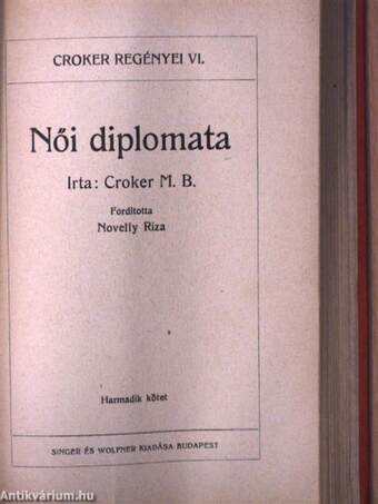 Női diplomata I-III.