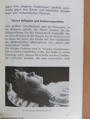 Die wahre Geschichte von der hl. Maria Goretti