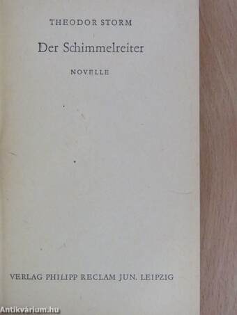 Der Schimmelreiter