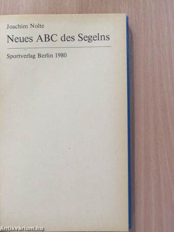 Neues ABC des Segelns