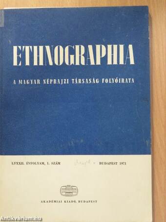Ethnographia 1971/1.