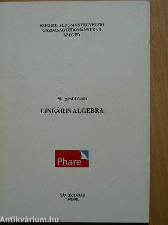 Lineáris algebra feladatok