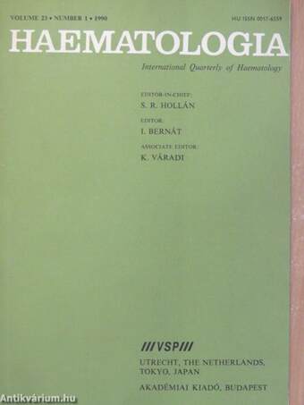 Haematologia 1-4./1990