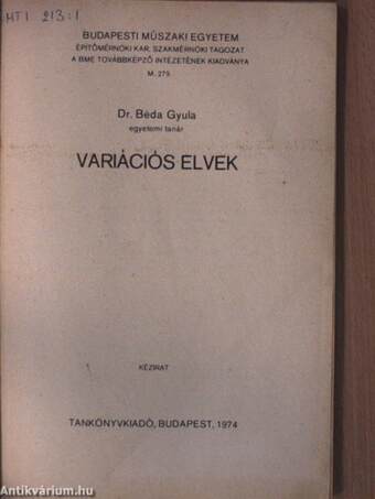 Variációs elvek