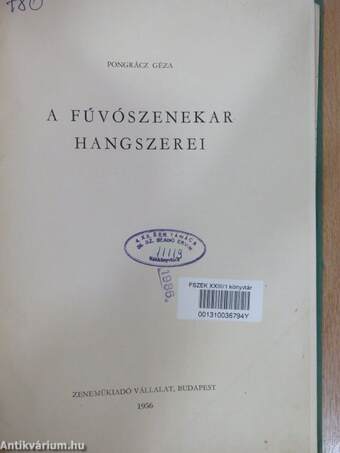 A fúvószenekar hangszerei