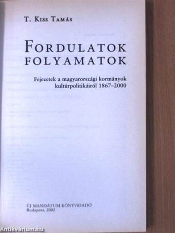 Fordulatok - folyamatok - CD-vel