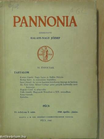 Pannonia 1940. április-június
