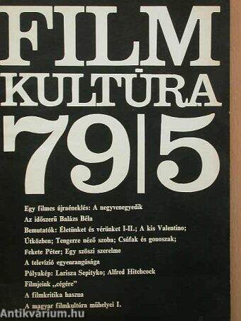 Filmkultúra 1979. szeptember-október