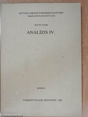 Analízis IV.