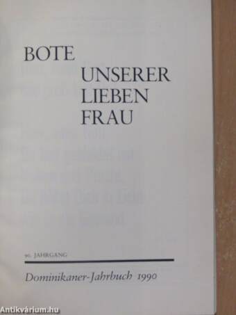 Bote unserer Lieben Frau