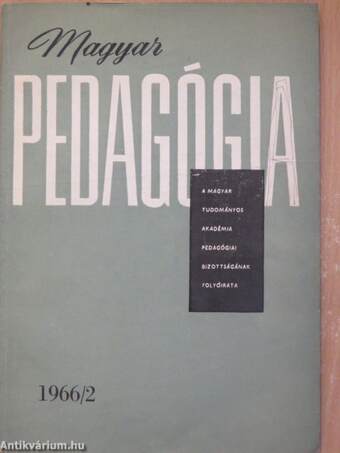 Magyar Pedagógia 1966/2.