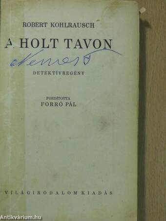 A holt tavon