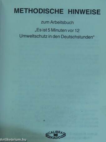 Methodische Hinweise zum Arbeitsbuch