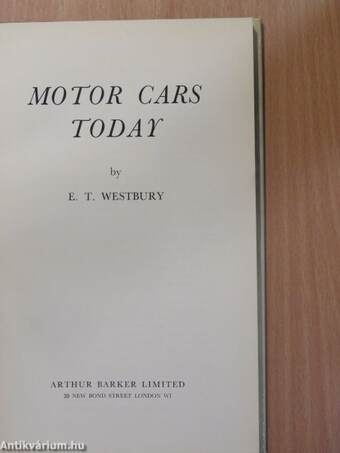 Motor cars today