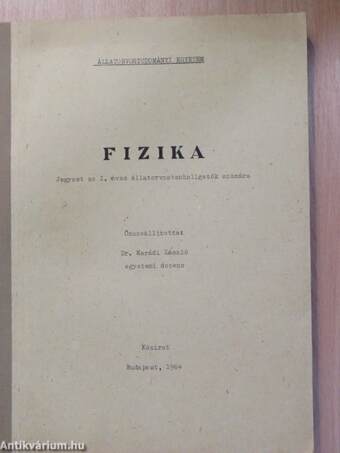 Fizika I.