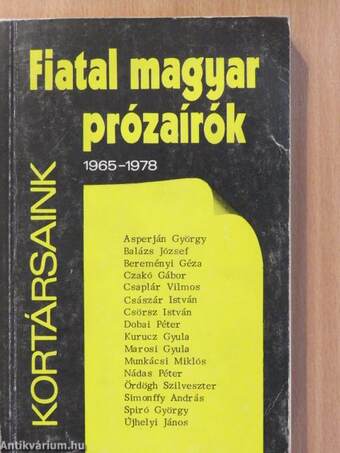 Fiatal magyar prózaírók (dedikált példány)