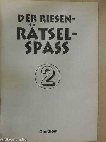 Der Riesen-Rätselspass 2.