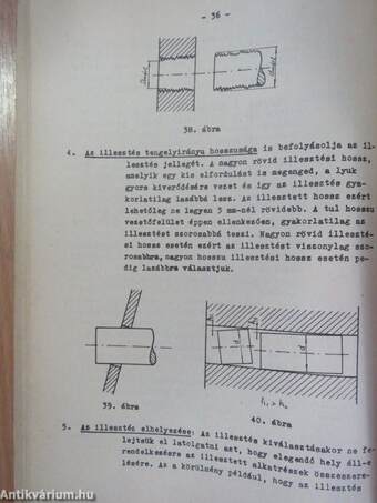 Tűrések és illesztések