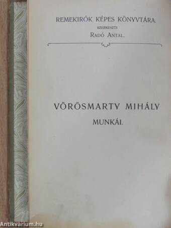 Vörösmarty Mihály munkái II.