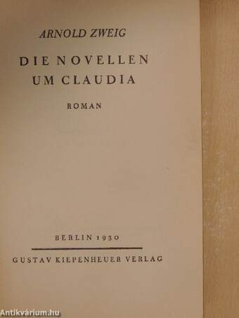 Die Novellen um Claudia