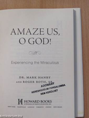 Amaze us, o God!