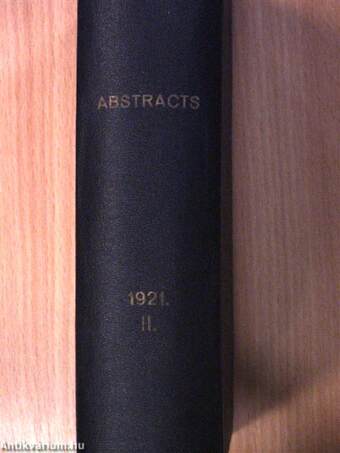 Journal of the chemical society 1921/II.