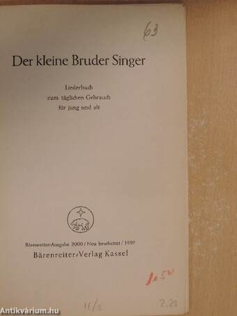 Der kleine Bruder Singer