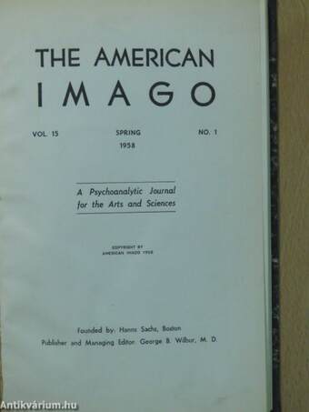 The American Imago Spring 1958